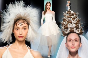 Jean Paul Gaultier opäť provokuje. Jeho Haute Couture kolekcia je jedna veľká provokatívna svadba. A najluxusnejšia nevesta prišla v natáčkach!