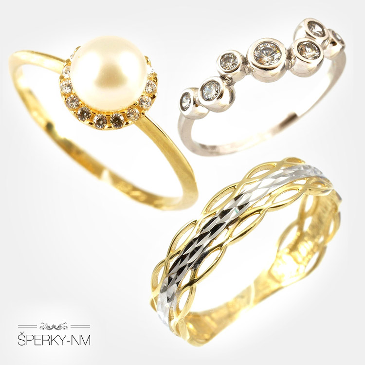 Zlaté prstene vedia svojim štýlom uspokojiť milovníčky elegancie i športového štýlu.