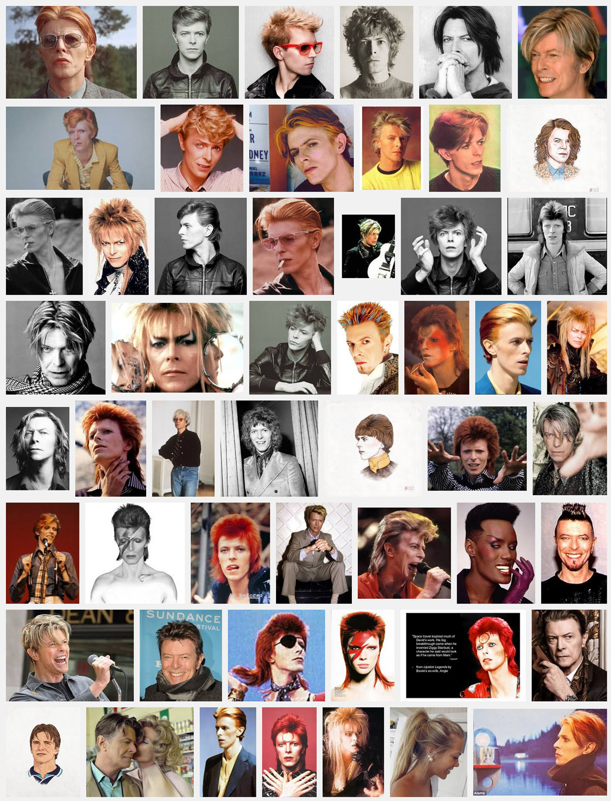 Účesy David Bowie